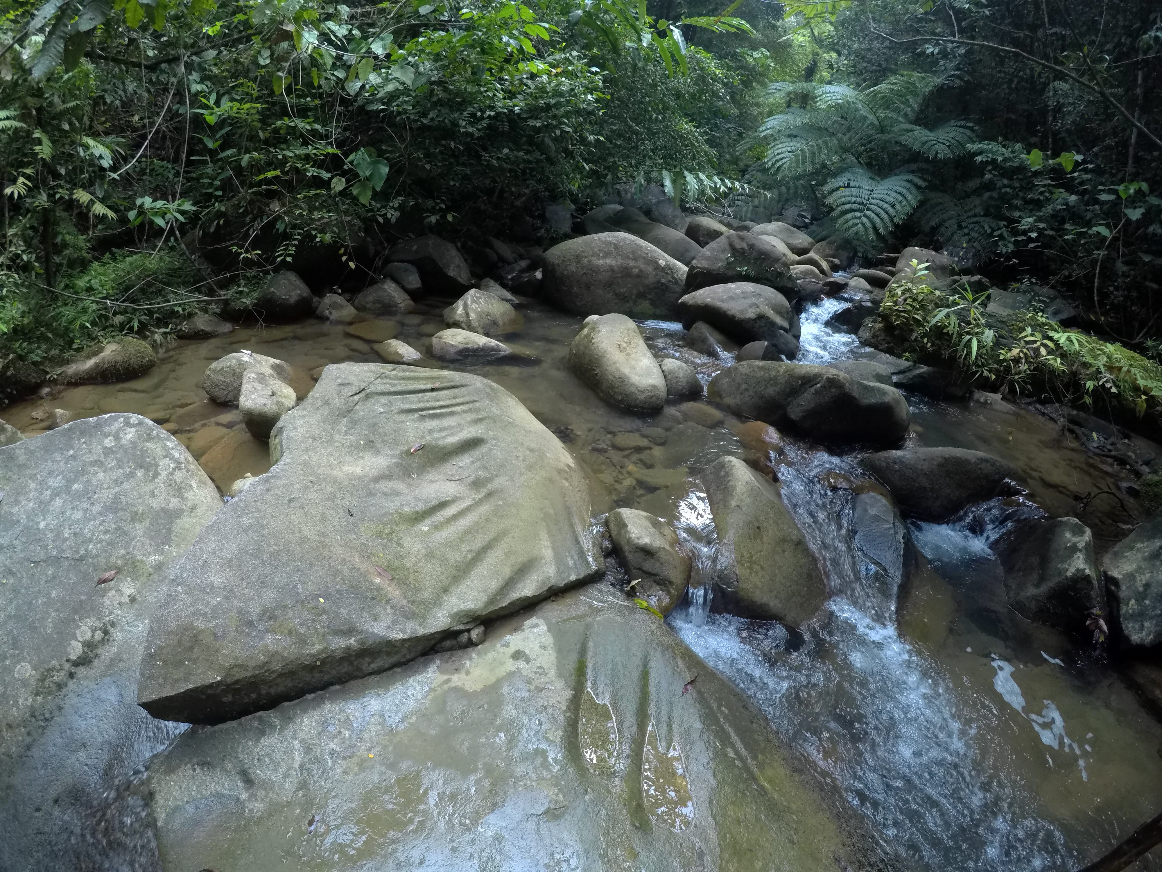 Where hundreds of weapons and tools where carved deep into this boulders in this river made sharp to kill and protect. 